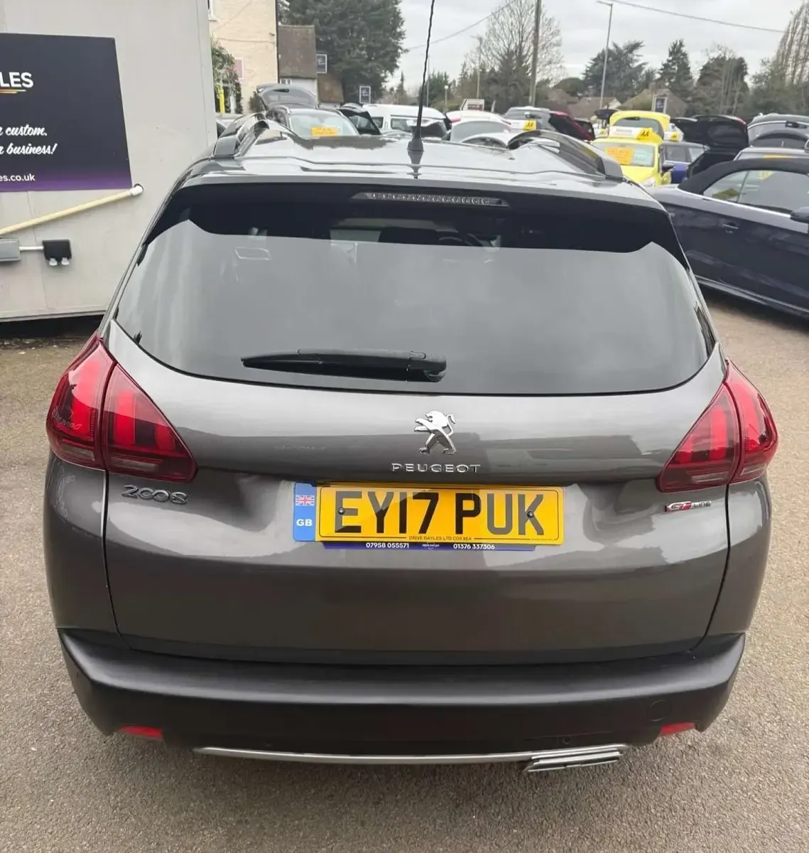 Used Peugeot 2008 GT-line 2017 Grey SUV