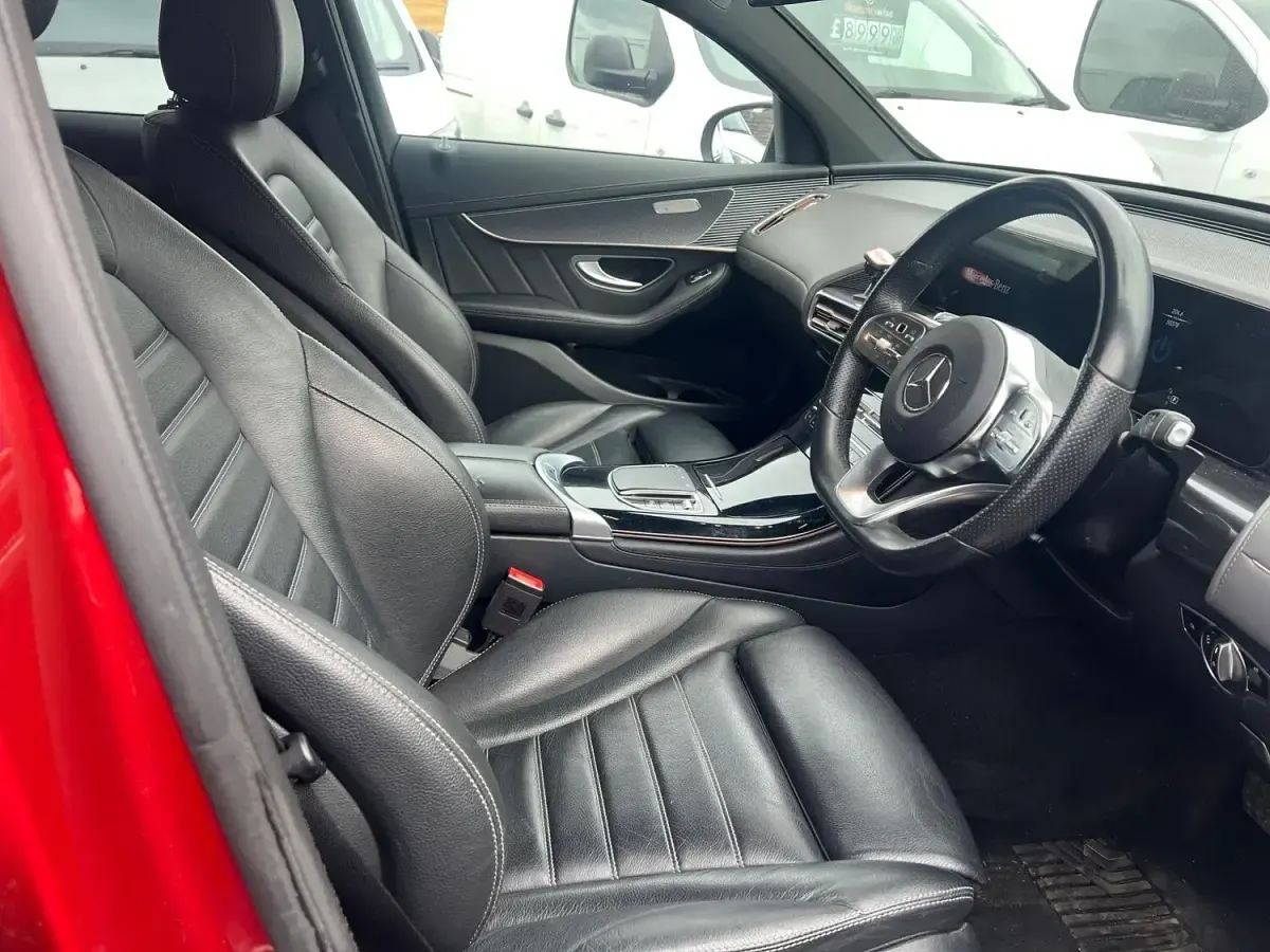 Used Mercedes EQC400 AMG line 300 kW (408 HP) 2020 Red SUV