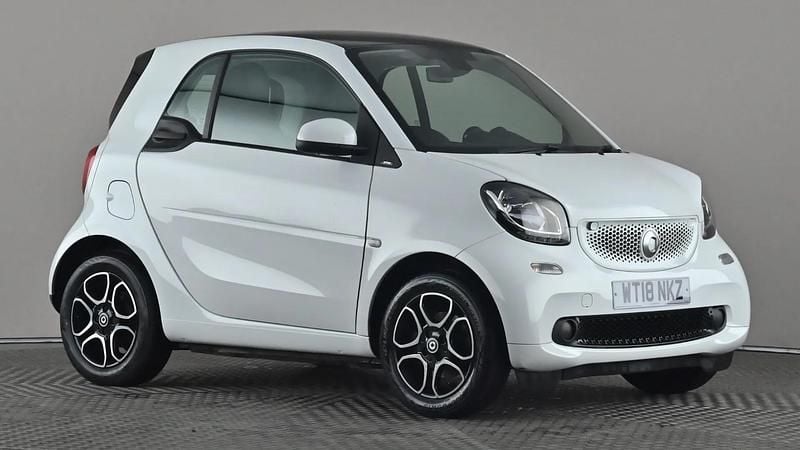 Used Smart ForTwo Coupé Prime 71 HP (52 kW) 2018 White Coupe