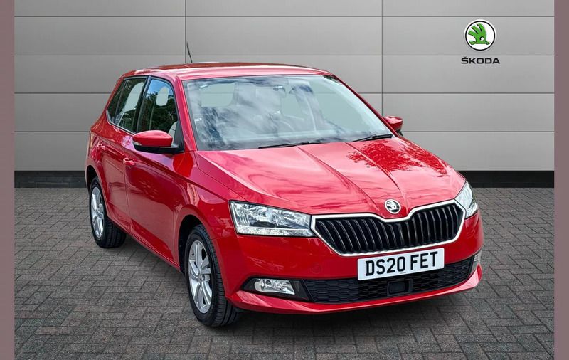 Red Used 2020 Skoda Fabia SE Hatchback | £10,495 (Fair price) - Image 1/4