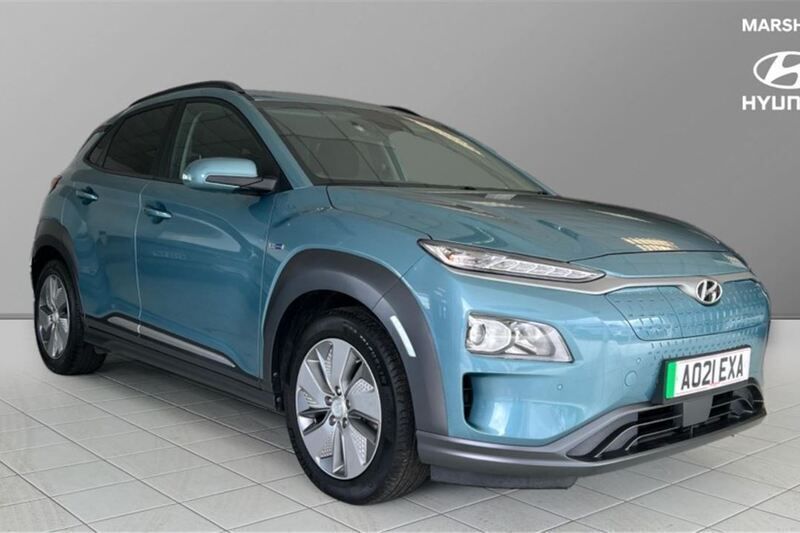 Blue Used 2021 Hyundai Kona Premium SUV | £12,177 (Fair price) - Image 1/4