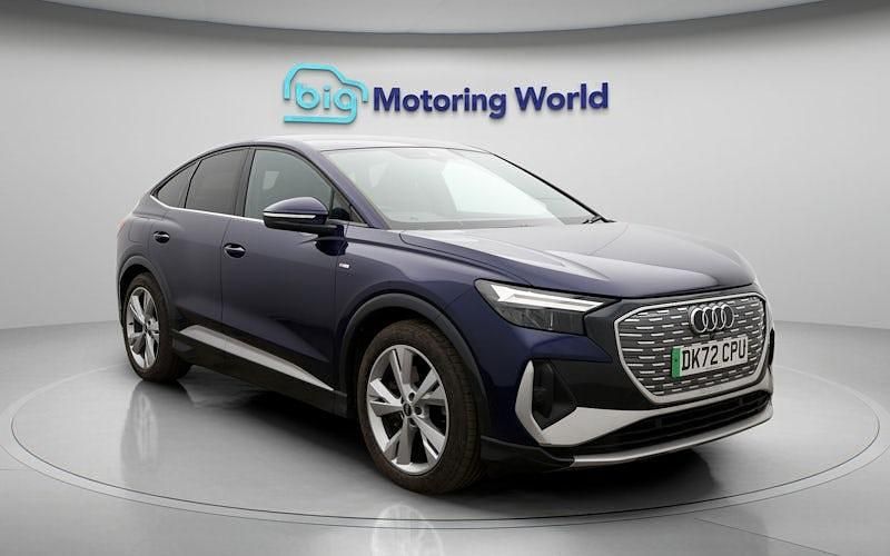 Used Audi Q4 Sportback e-tron S-Line 150 kW (204 HP) 2023 Blue SUV