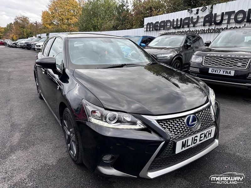 Black Used 2016 Lexus CT200h Sport Line Hatchback | £6,995 (Super price) - Image 1/4