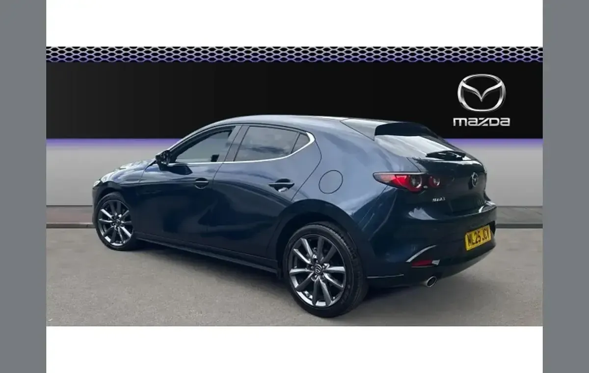 Used Mazda 3 Exclusive-Line 140 HP (102 kW) 2025 Blue Hatchback
