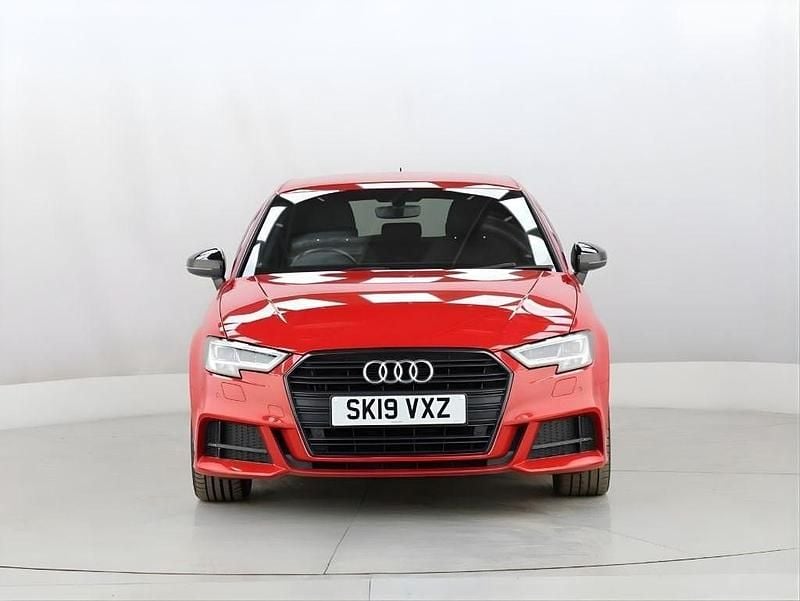 Used Audi A3 Sportback Black Edition 150 HP (110 kW) 2019 Red Hatchback