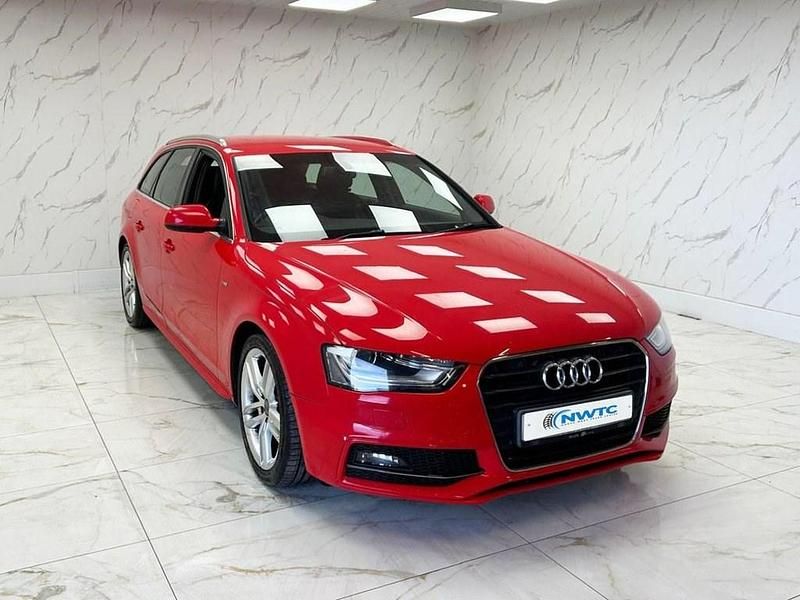 Used Audi A4 S-Line 177 HP (130 kW) 2015 Red Estate