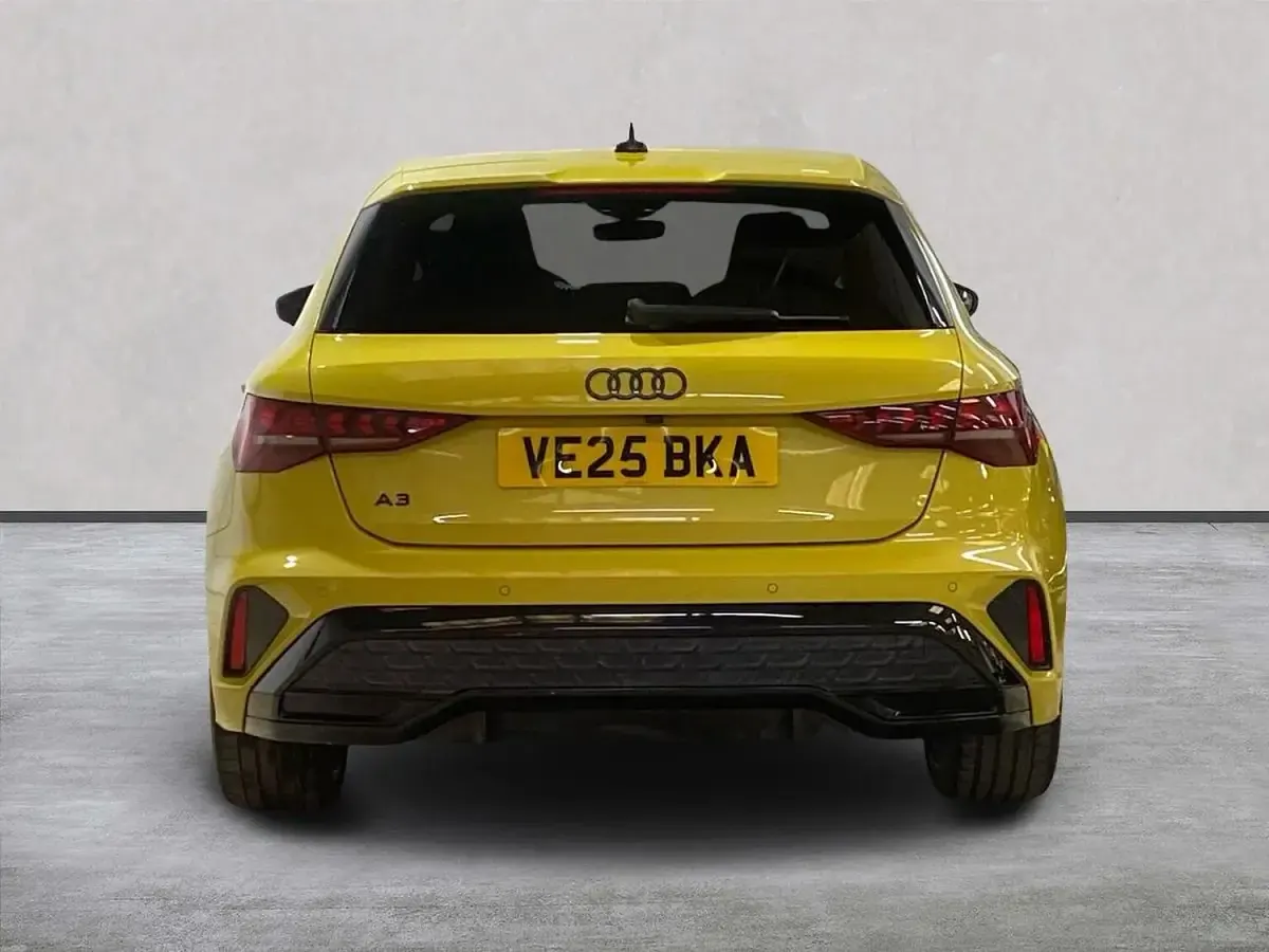 Used Audi A3 Sportback Black Edition 150 HP (110 kW) 2025 Yellow Hatchback