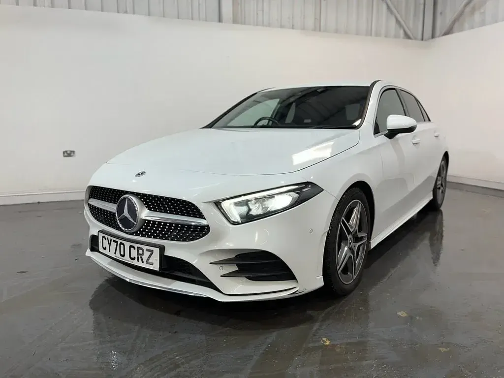 Used Mercedes A180 Executive 136 HP (100 kW) 2020 White Hatchback