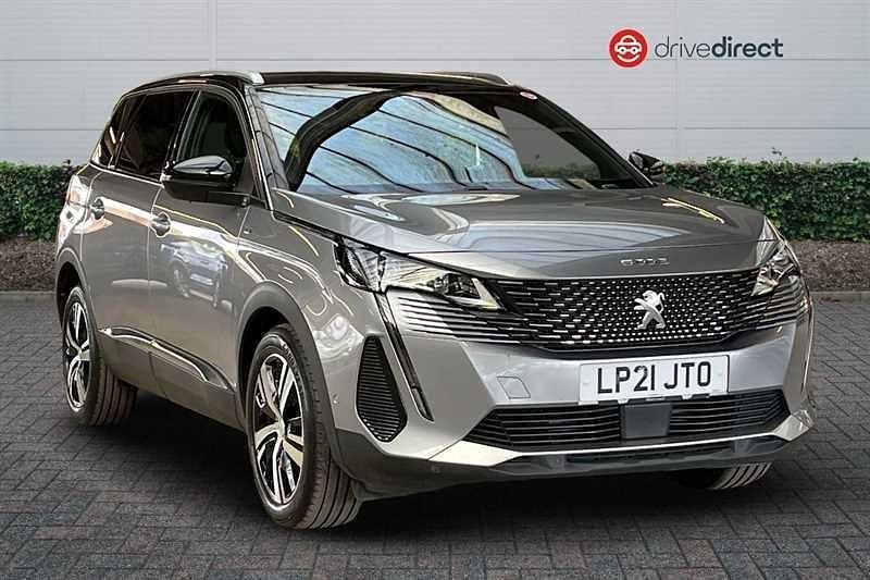 Grey Used 2021 Peugeot 5008 GT MPV | £20,200 (Fair price) - Image 1/4