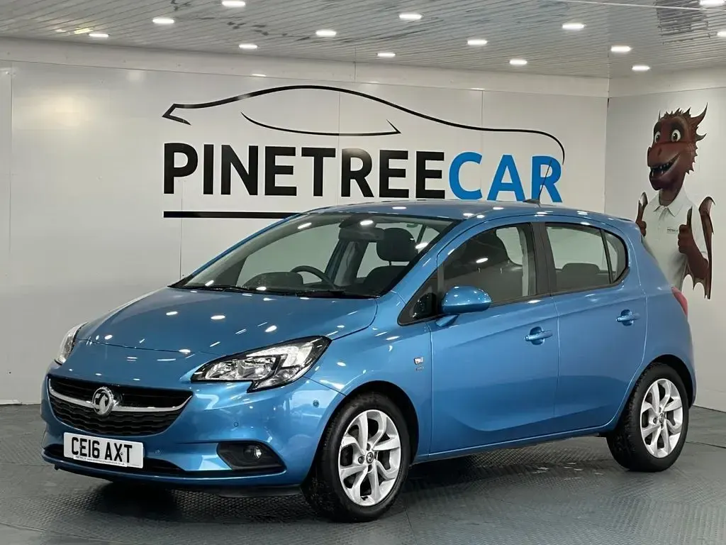 Used Vauxhall Corsa 90 HP (66 kW) 2016 Blue Hatchback