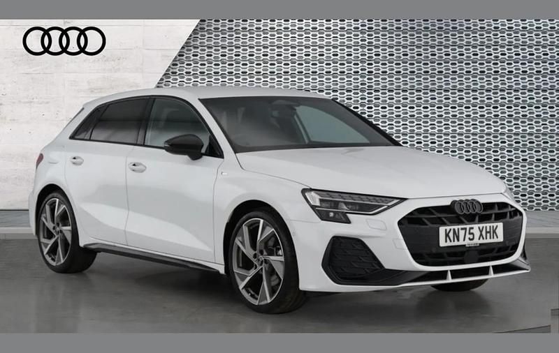 Used Audi A3 Black Edition 147 HP (108 kW) 2025 White Hatchback