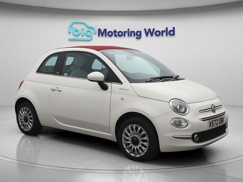 White Used 2023 Fiat 500 Dolcevita Cabriolet | £11,700 (Fair price) - Image 1/4
