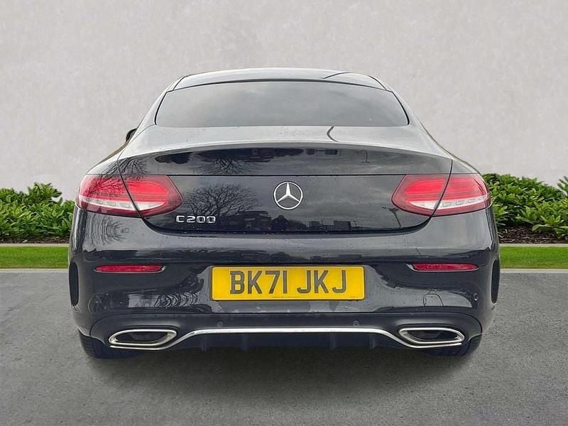 Used Mercedes C200 AMG line 2021 Black Coupe