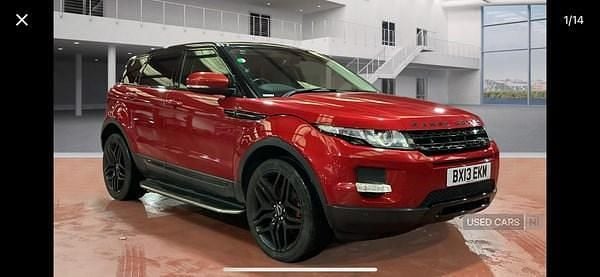 Red Used 2013 Land Rover Range Rover evoque Pure Estate | £7,495 (Fair price) - Image 1/4