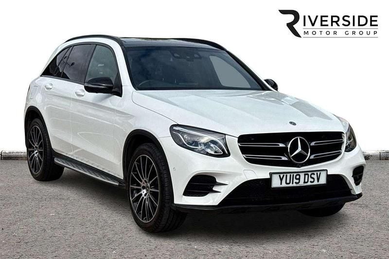 White Used 2019 Mercedes GLC250 AMG SUV | £23,392 (Fair price) - Image 1/4