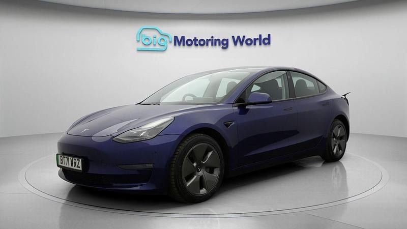 Used Tesla Model 3 344 kW (469 HP) 2021 Blue Sedan