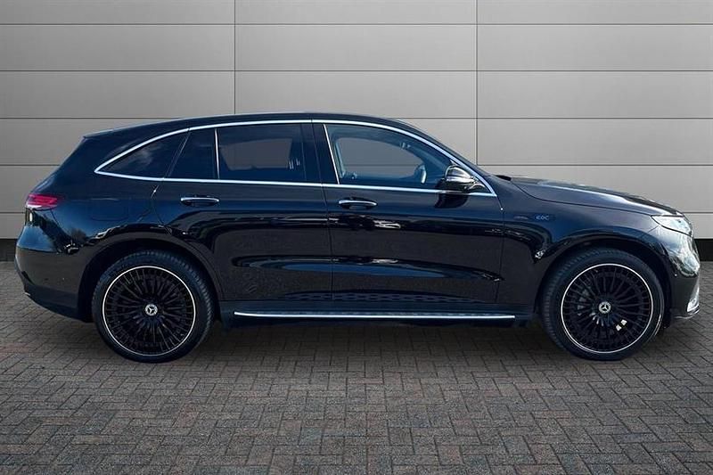 Used Mercedes EQC400 AMG Line Premium Plus 300 kW (408 HP) 2022 Obsidian black SUV