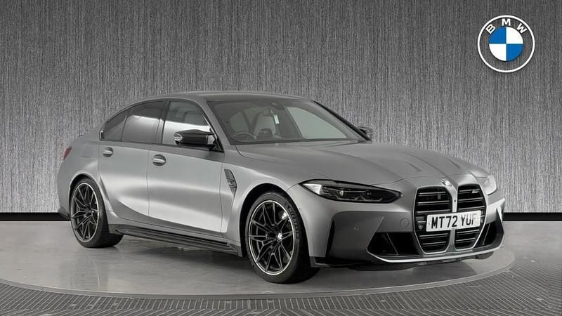 Grey Used 2022 BMW M3 Competition Edition | £59,999 (A bit pricey) - Image 1/4