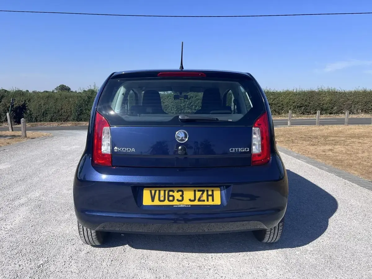 Used Skoda Citigo SE 60 HP (44 kW) 2013 Blue Hatchback
