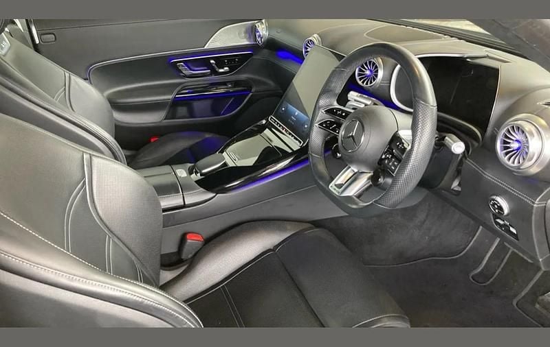 Used Mercedes SL43 AMG Premium 381 HP (280 kW) 2023 Manufaktur alpine grey solid  Cabriolet