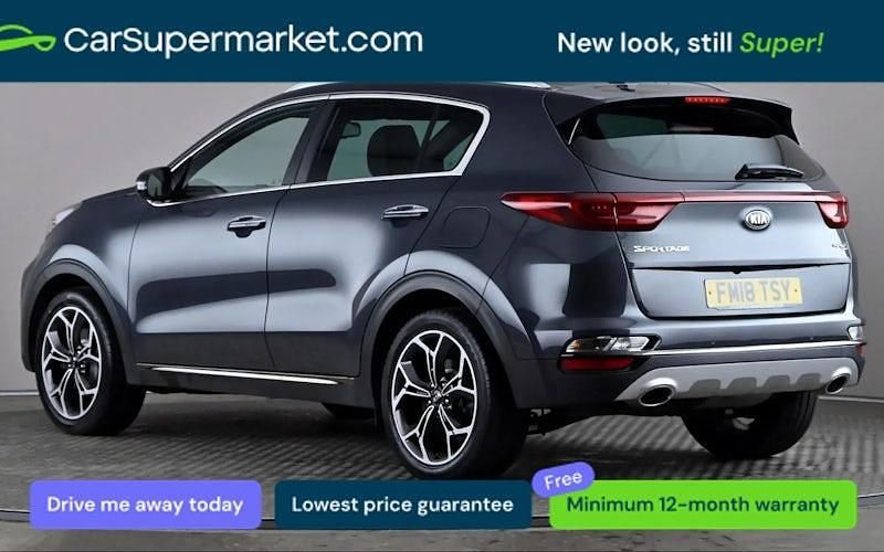 Used Kia Sportage GT-Line S 136 HP (100 kW) 2018 Grey SUV