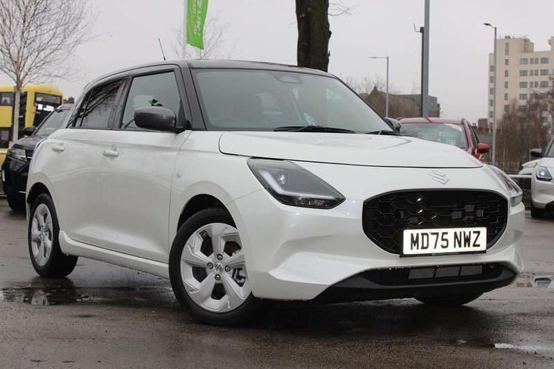 New Suzuki Swift 2025 White Hatchback
