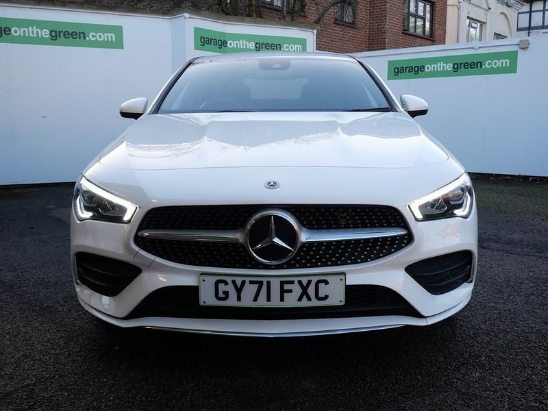 Used Mercedes CLA250e AMG line 2021 Polar white Sedan