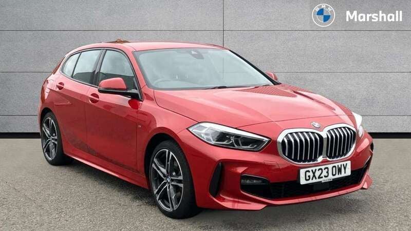 Melbourne red metallic Used 2023 BMW 118 M Sport Hatchback | £24,263 (Fair price) - Image 1/4