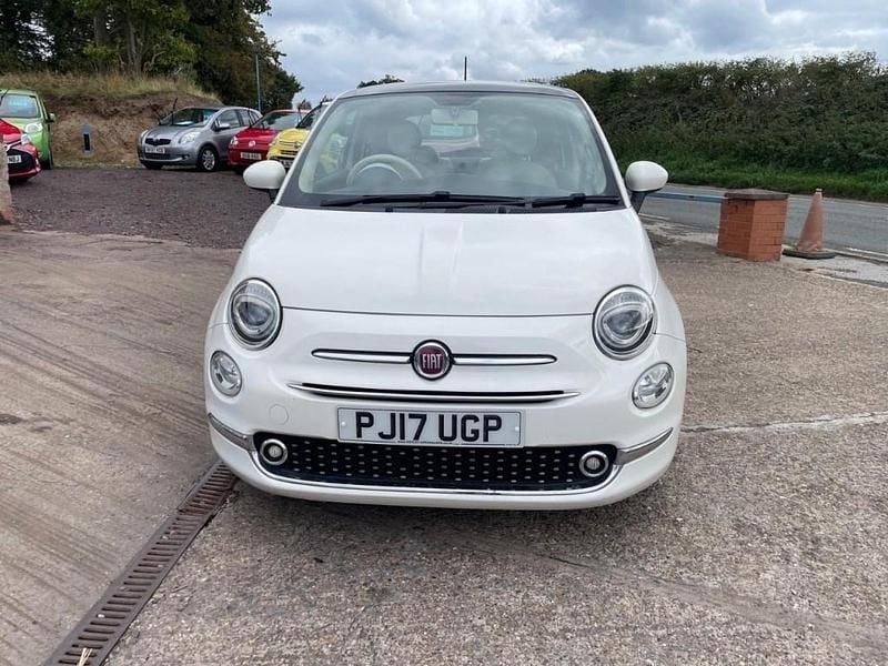 Used Fiat 500 Lounge 69 HP (50 kW) 2017 White Hatchback