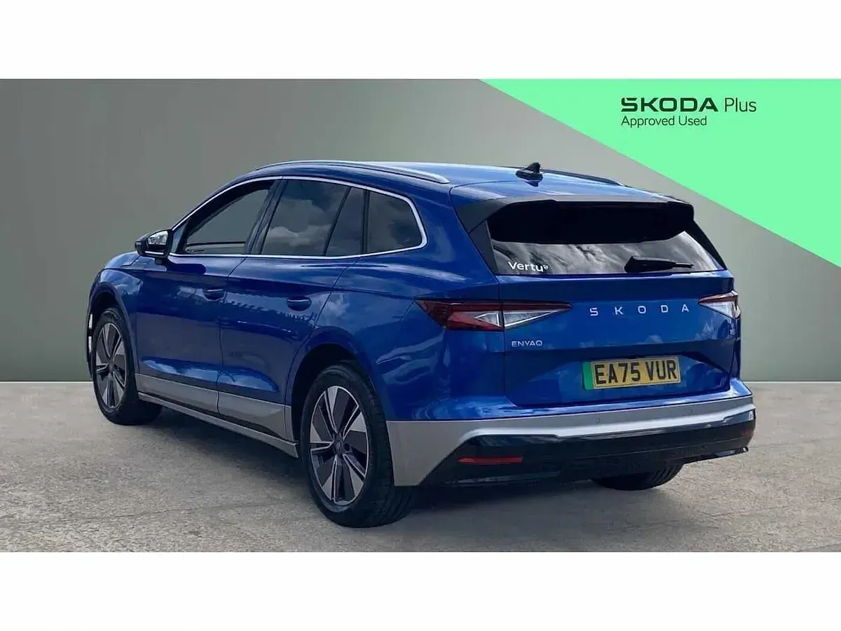 New Skoda Enyaq iV 210 kW (286 HP) 2025 Race blue metallic SUV