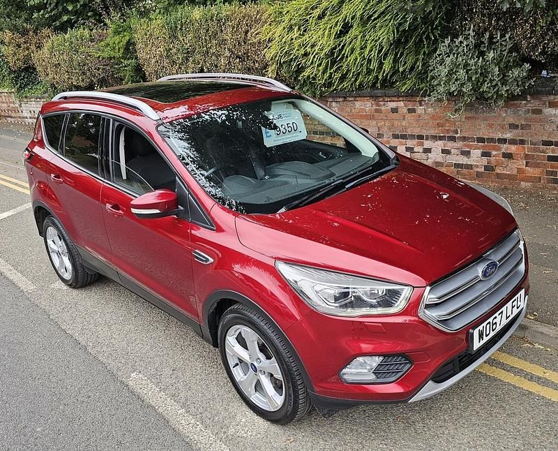 Red Used 2017 Ford Kuga ST-Line X SUV | £9,350 (Fair price) - Image 1/4