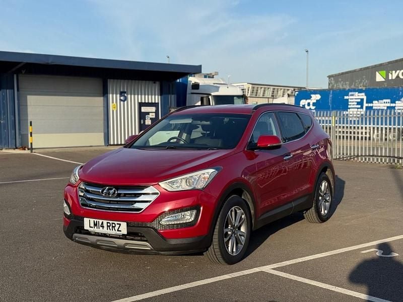 Used Hyundai Santa Fe Premium 2014 Red SUV