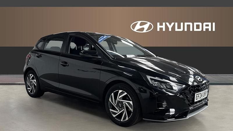 Black Used 2024 Hyundai i20 Advanced Hatchback | £15,879 (Fair price) - Image 1/3