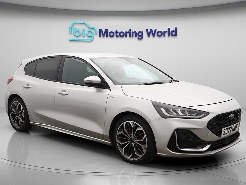 Silver Used 2022 Ford Focus ST-Line Hatchback | £16,700 (A bit pricey) - Image 1/4