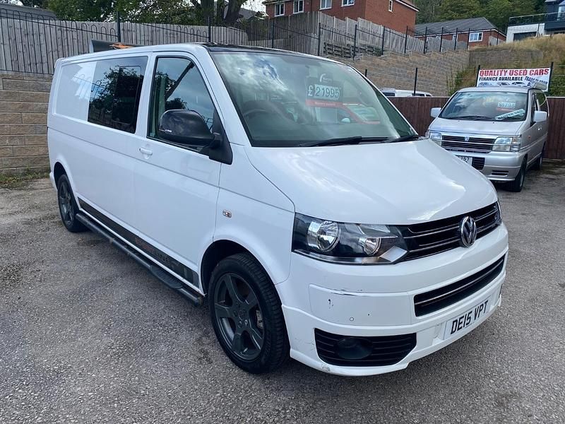 White Used 2015 VW T5 Sportline Van | £21,995 (Expensive) - Image 1/4