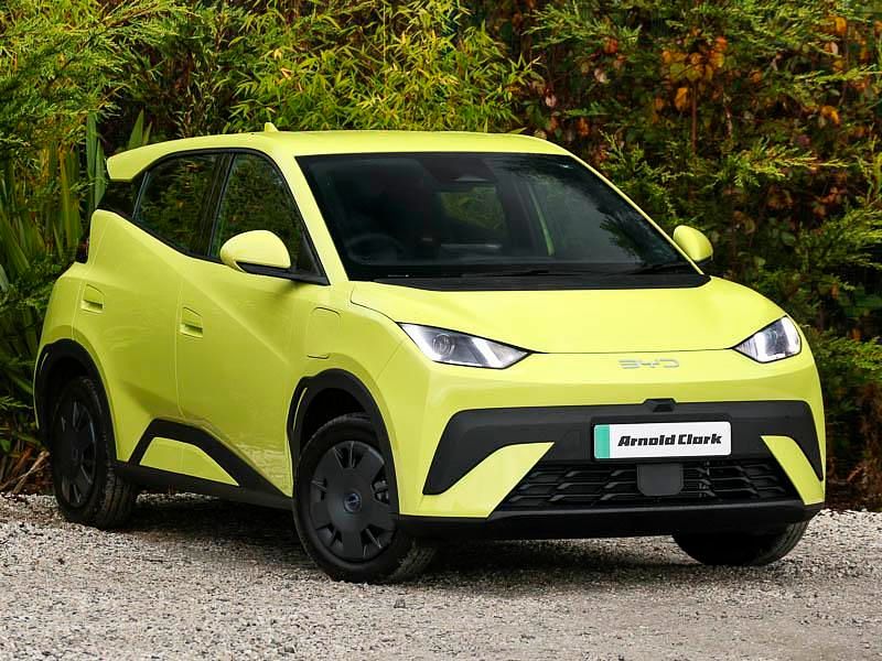 Metallic lime green New 2025 BYD Dolphin Surf Active Hatchback | £16,998 (Good price) - Image 1/4