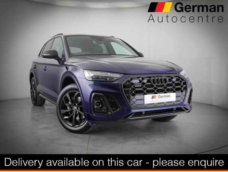 Blue Used 2021 Audi Q5 S-Line SUV | £29,700 (Fair price) - Image 1/3