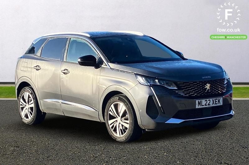 Grey Used 2022 Peugeot 3008 Allure Premium Hatchback | £18,599 (Fair price) - Image 1/3