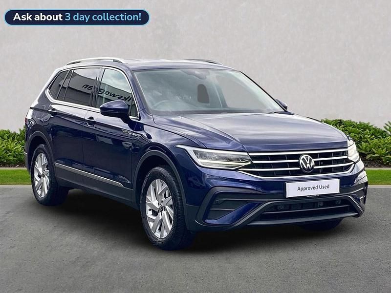 Blue Used 2025 VW Tiguan Allspace Life SUV | £29,980 (Fair price) - Image 1/4