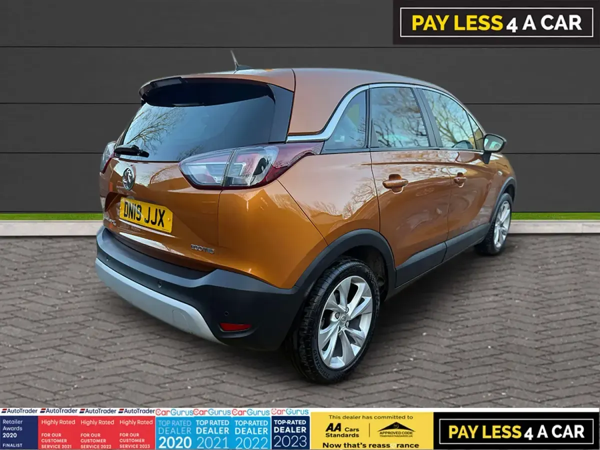 Used Vauxhall Crossland X S 110 HP (80 kW) 2019 Orange SUV