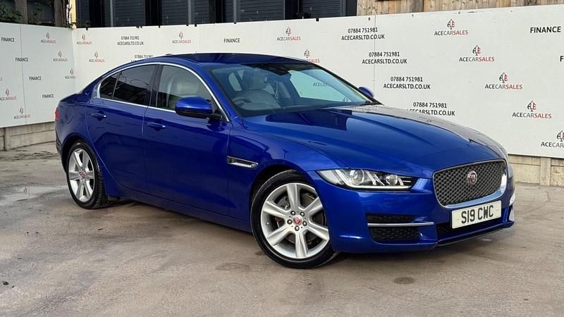Blue Used 2017 Jaguar XE Portfolio Sedan | £10,895 (Fair price) - Image 1/4