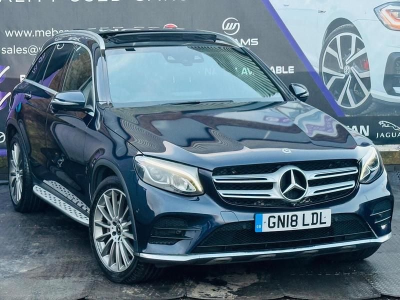 Used Mercedes GLC350 AMG line 2018 Blue Estate