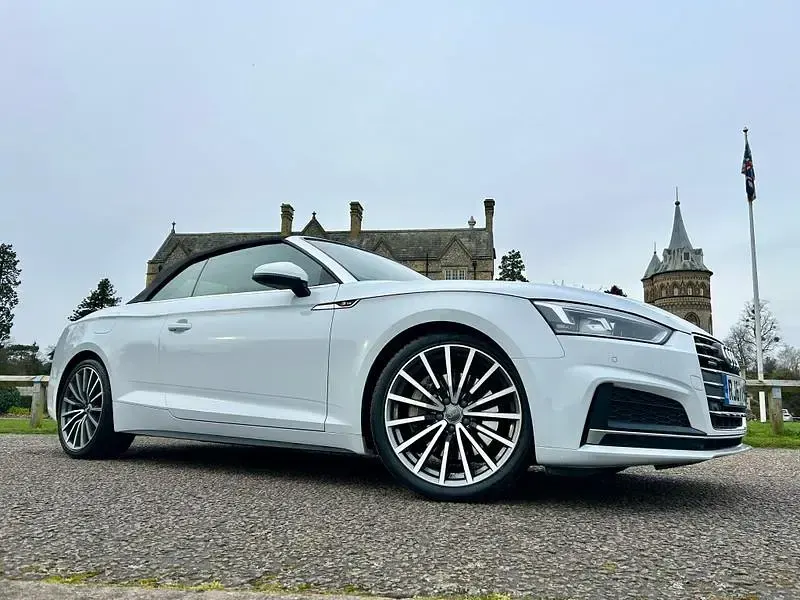 Used Audi A5 Cabriolet S-Line 2017 White Cabriolet