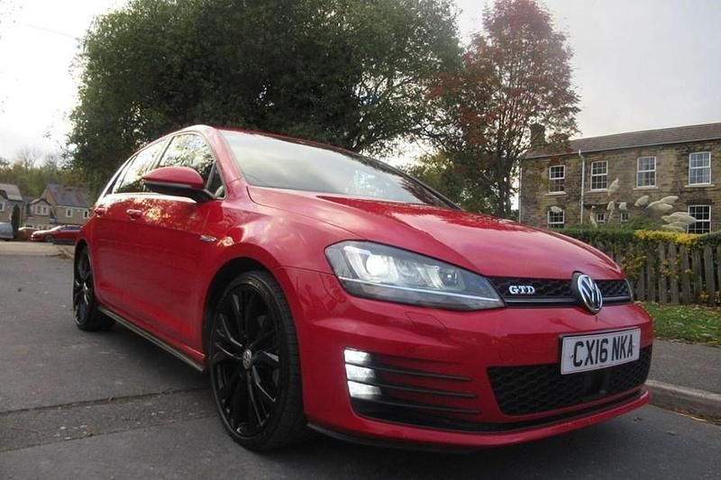Red Used 2016 VW Golf VII GTD Hatchback | £11,495 (Fair price) - Image 1/1