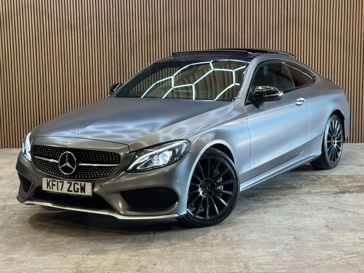 Used Mercedes C43 AMG Premium Plus 361 HP (265 kW) 2017 Grey Coupe