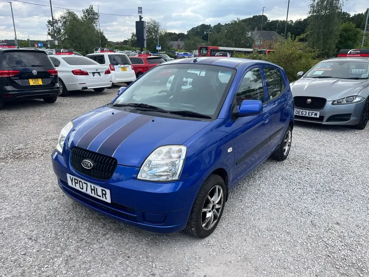 Used Kia Picanto 60 HP (44 kW) 2007 Blue Hatchback