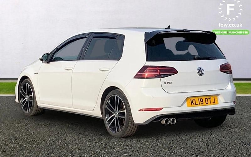 Used VW Golf VII GTD 184 HP (135 kW) 2019 White Hatchback