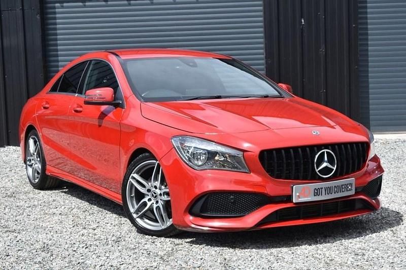 Red Used 2018 Mercedes CLA200 AMG line Sedan | £15,000 (Fair price) - Image 1/4
