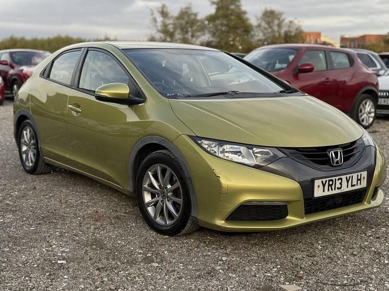 Yellow Used 2013 Honda Civic SE Hatchback | £2,990 (Fair price) - Image 1/4