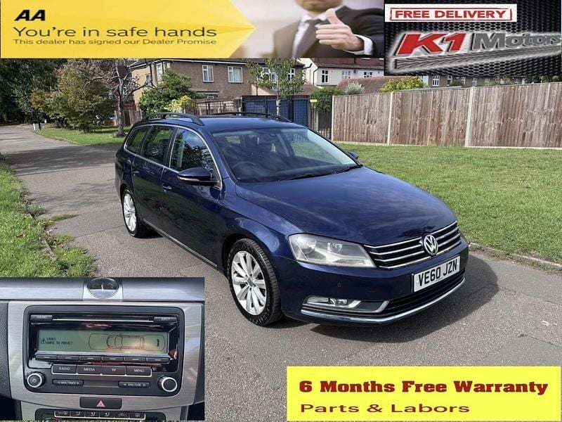Blue Used 2011 VW Passat SE Estate | £4,999 (Fair price) - Image 1/3